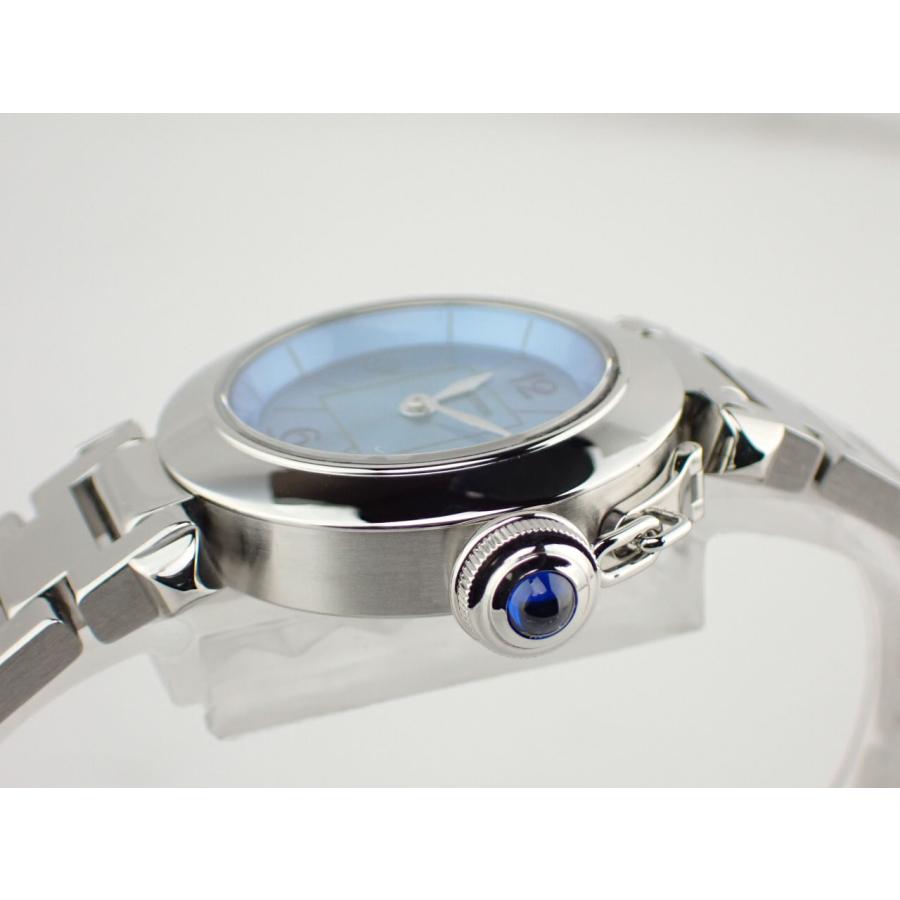 カルティエ ミスパシャ 1周年記念モデル レディース ブルー文字盤 W3140024 新品仕上げ済 | Cartier | 02