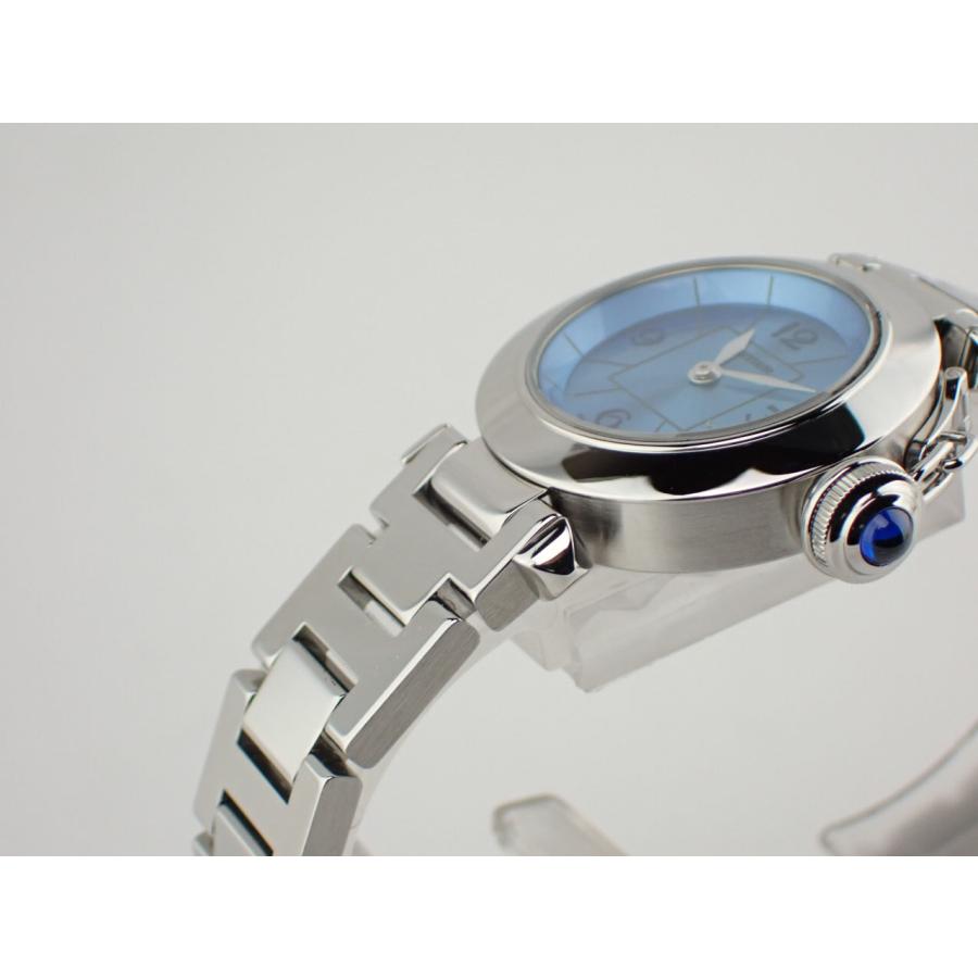 カルティエ ミスパシャ 1周年記念モデル レディース ブルー文字盤 W3140024 新品仕上げ済 | Cartier | 03