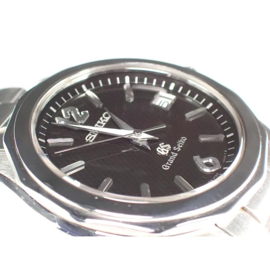Grand Seiko グランドセイコー 9Fクォーツ 12角ベゼル ブラック文字盤