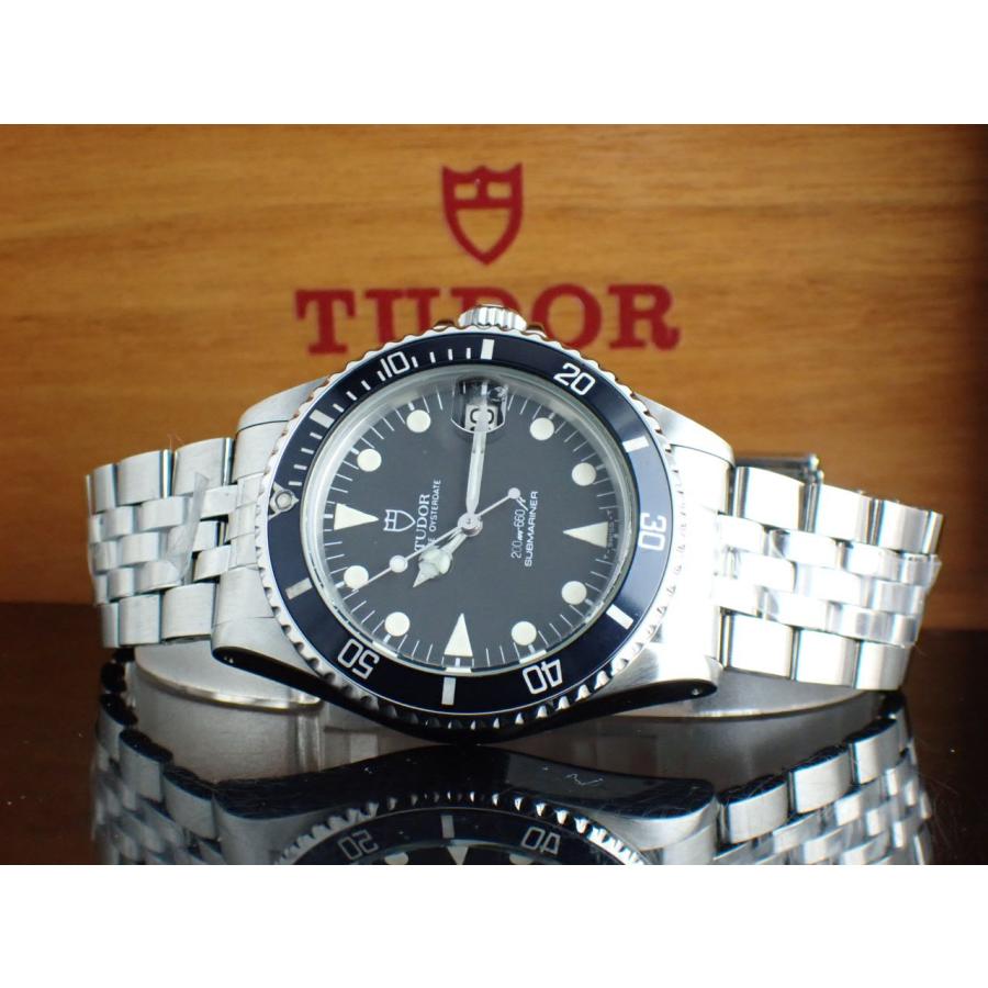 チューダー サブマリーナー デイト ロレックス刻印 ブラック文字盤 76000 新品仕上げ済 |  | 13