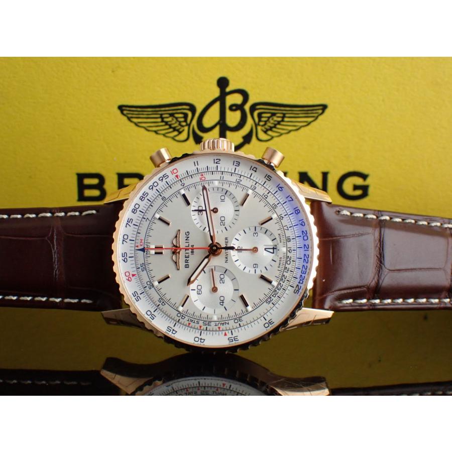 ブライトリング ナビタイマー B01 クロノグラフ 41 18金レッドゴールド RB0139211G1P1(RB0139) 新品 | ナビタイマー | 13