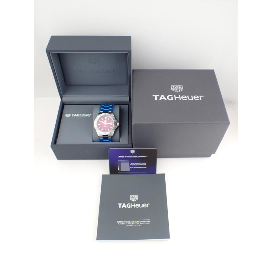 タグホイヤー アクアレーサー プロフェッショナル200 キャリバー5 レッド文字盤 WBP2114.BA0627 新品 | TAG HEUER | 11