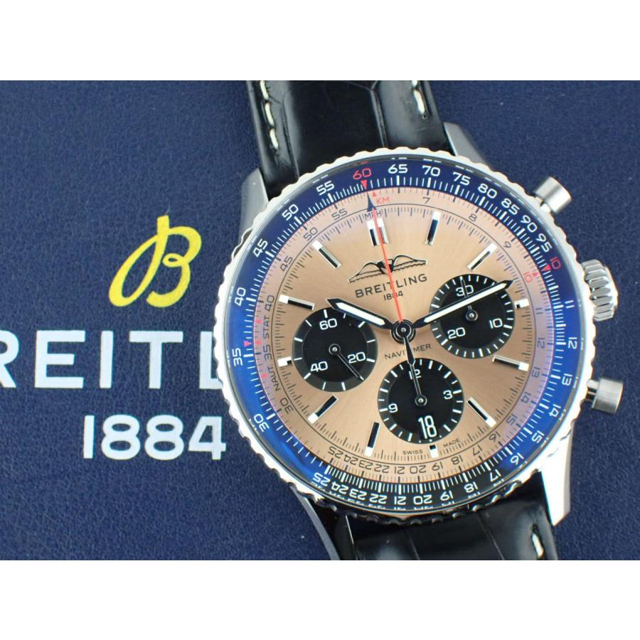 ブライトリング ナビタイマー B01 クロノグラフ 43 カッパー文字盤 メンズ AB0138241K1P1(AB0138) 新品 | ナビタイマー | 12