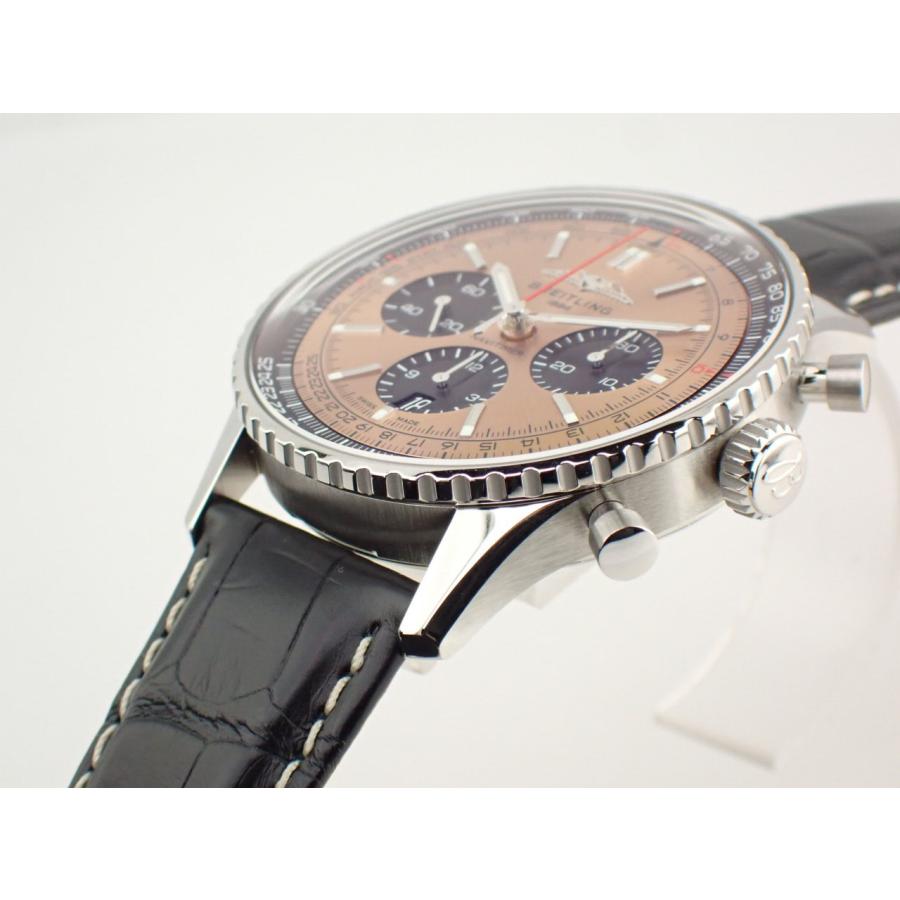 ブライトリング ナビタイマー B01 クロノグラフ 43 カッパー文字盤 メンズ AB0138241K1P1(AB0138) 新品 | ナビタイマー | 03