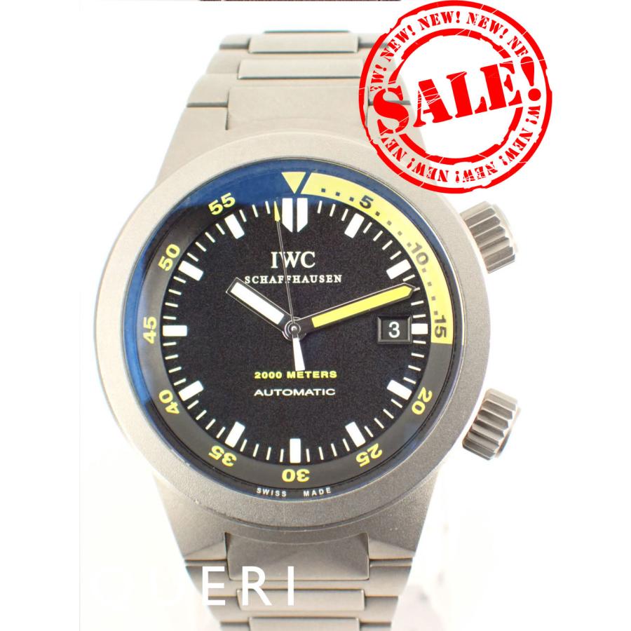 IWC アクアタイマー オートマチック2000 ブラック文字盤 メンズ IW353803 中古 | アクアタイマー