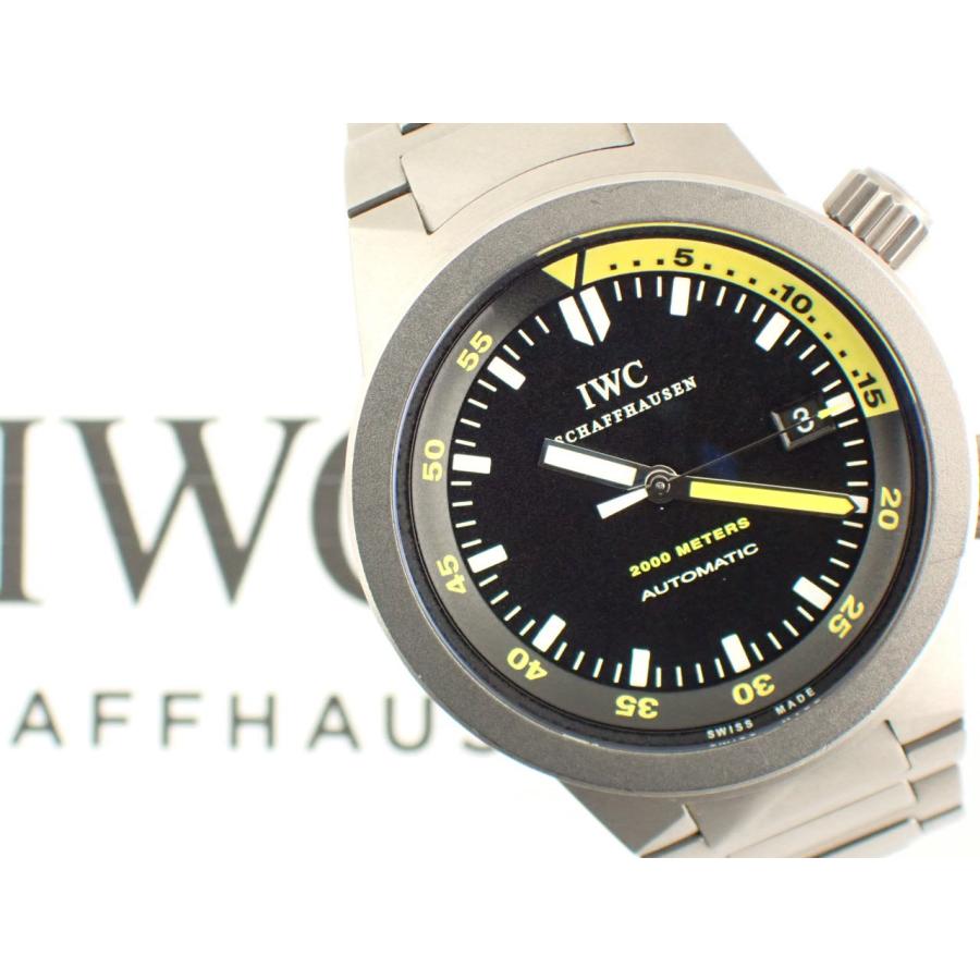 IWC アクアタイマー オートマチック2000 ブラック文字盤 メンズ IW353803 中古 | アクアタイマー | 11