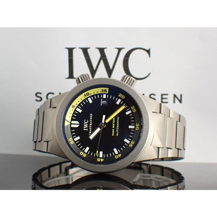 IWC アクアタイマー オートマチック2000 ブラック文字盤 メンズ IW353803 中古 | アクアタイマー | 12