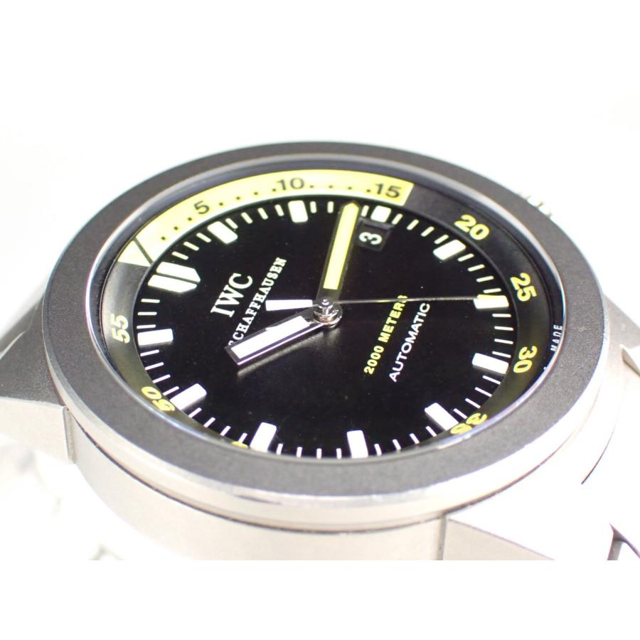 IWC アクアタイマー オートマチック2000 ブラック文字盤 メンズ IW353803 中古 | アクアタイマー | 01