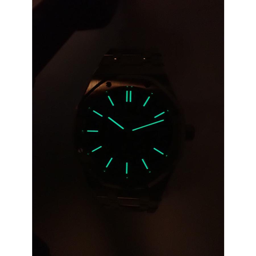 オーデマ・ピゲ ロイヤルオーク オートマティック ブラック文字盤 15500ST.OO.1220ST.03 中古美品 | AUDEMARS PIGUET | 10