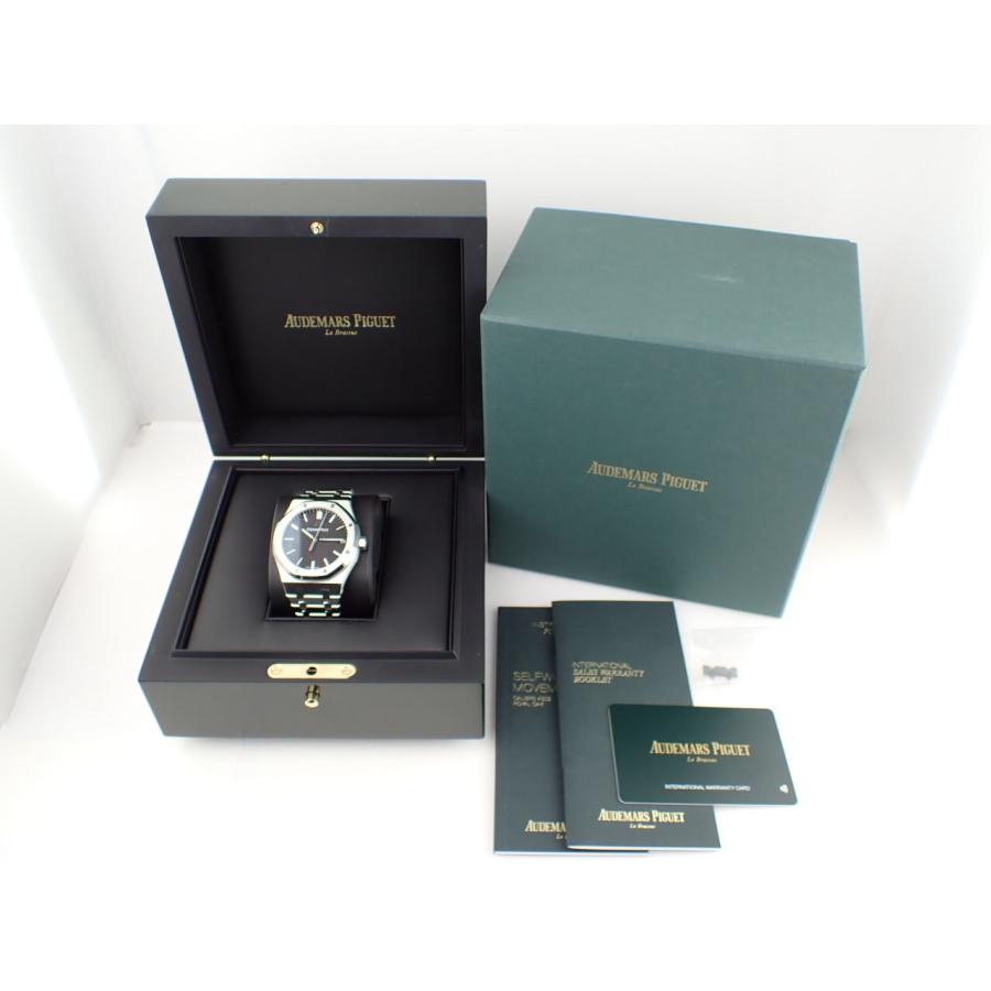 オーデマ・ピゲ ロイヤルオーク オートマティック ブラック文字盤 15500ST.OO.1220ST.03 中古美品 | AUDEMARS PIGUET | 11