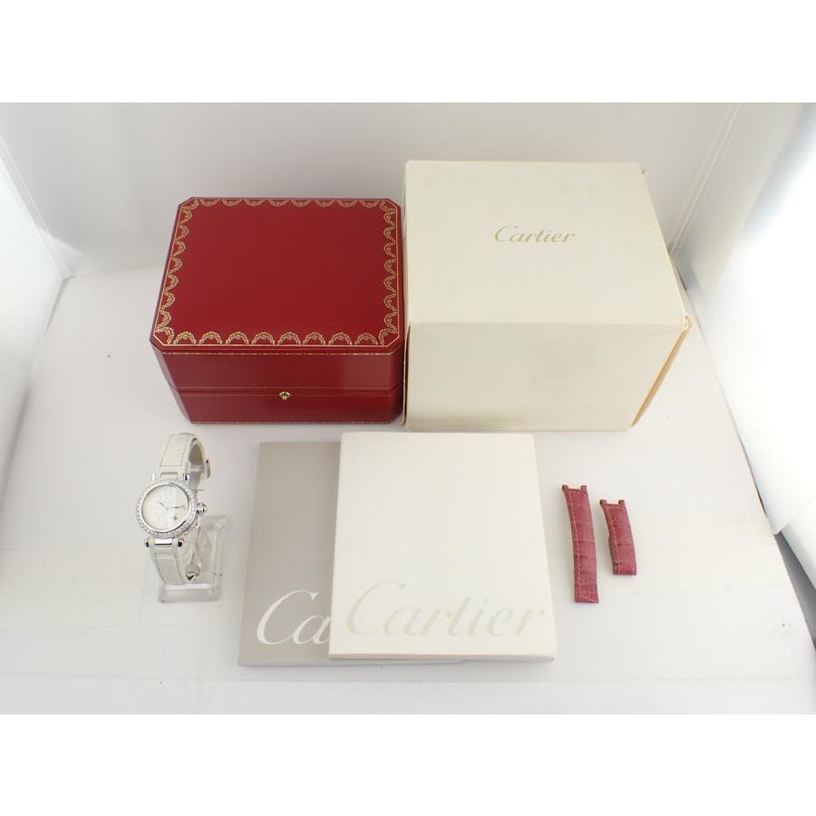 カルティエ パシャ ダイヤモンドベゼル 32mm クォーツ レディース WJ1050M9 新品仕上げ済 | Cartier | 10