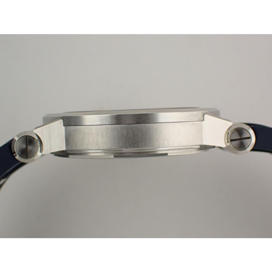 ブルガリ ディアゴノ 42mm ラバーベルト ブルー文字盤 メンズ 102102(DG42C3SVD) 新品仕上げ済 | BVLGARI | 06