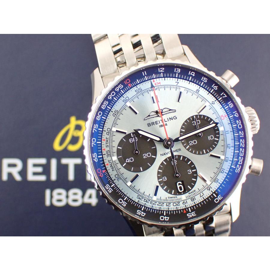 ブライトリング ナビタイマー B01 クロノグラフ 41 アイスブルー アジア圏限定 AB0139241C2A1(AB0139) 新品 | ナビタイマー | 12