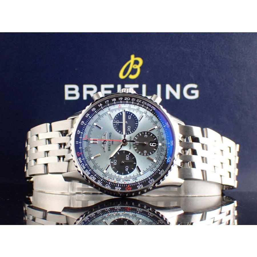 ブライトリング ナビタイマー B01 クロノグラフ 41 アイスブルー アジア圏限定 AB0139241C2A1(AB0139) 新品 | ナビタイマー | 13