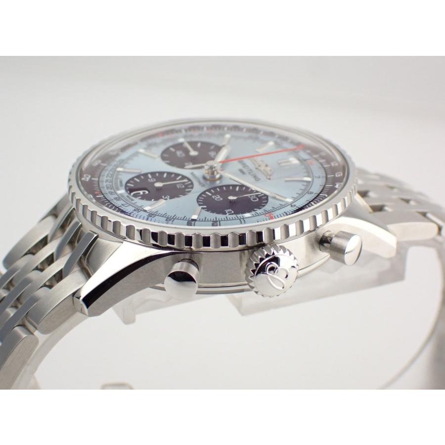 ブライトリング ナビタイマー B01 クロノグラフ 41 アイスブルー アジア圏限定 AB0139241C2A1(AB0139) 新品 | ナビタイマー | 02
