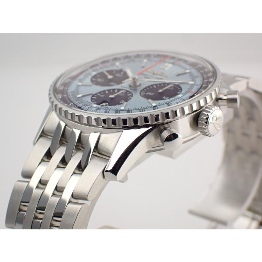 ブライトリング ナビタイマー B01 クロノグラフ 41 アイスブルー アジア圏限定 AB0139241C2A1(AB0139) 新品 | ナビタイマー | 03