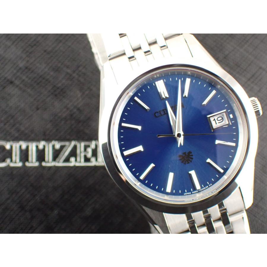 値*可様 THE CITIZEN 高精度 光発電エコ・ドライブ AQ4100-5 The CITIZEN シチズン ザ・シチズン 光発電エコドライブ ブルー文字盤