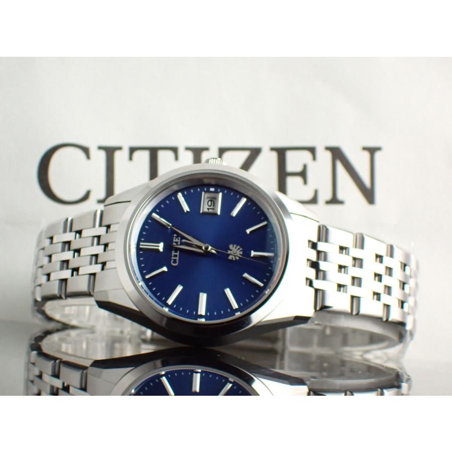 The CITIZEN シチズン ザ・シチズン 光発電エコドライブ ブルー文字盤