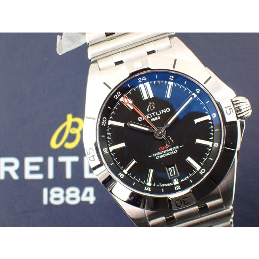 ブライトリング クロノマット オートマチック GMT ブラック文字盤 A32398101B1A1(A32398)新品 | クロノマット | 12
