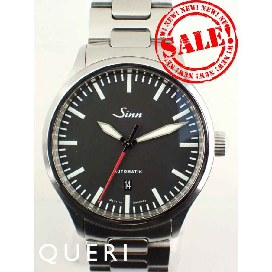 ジン ドイツ製 自動巻き ブラック文字盤 デイト メンズ 836 新品仕上げ済 | Sinn