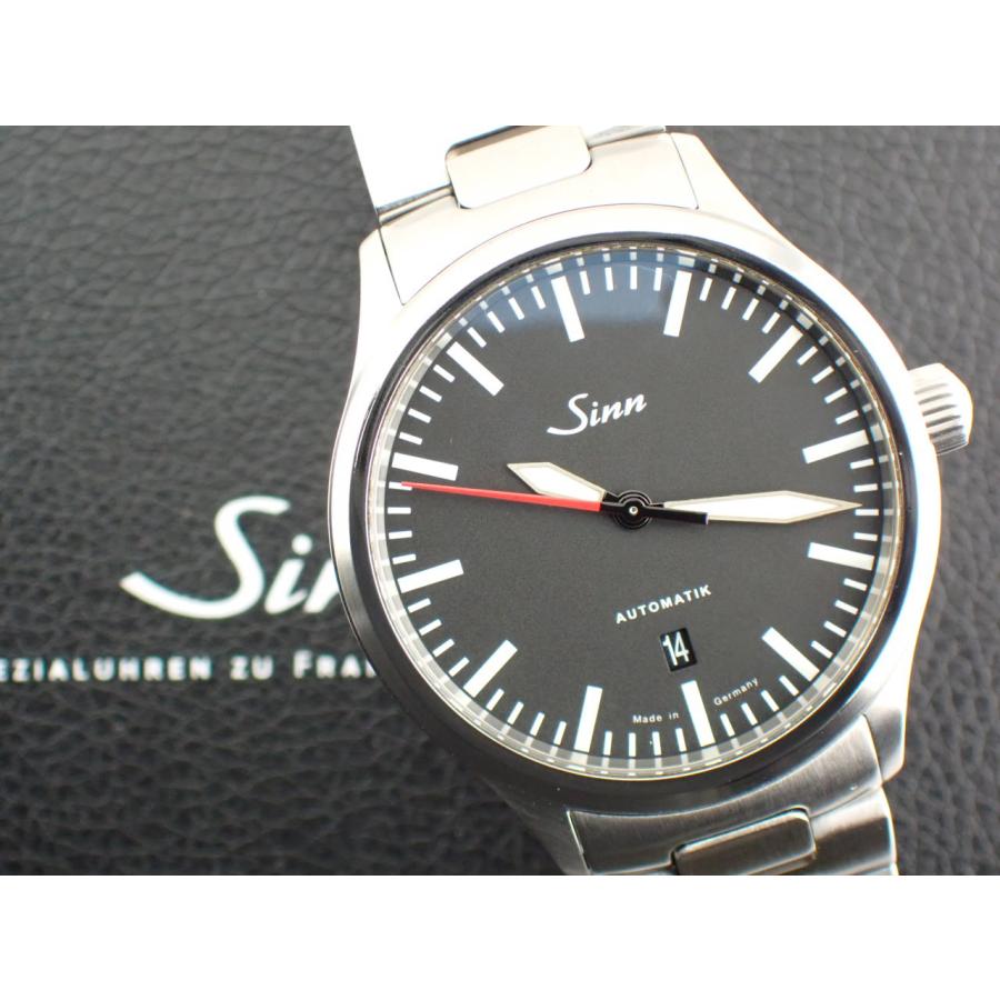 ジン ドイツ製 自動巻き ブラック文字盤 デイト メンズ 836 新品仕上げ済 | Sinn | 12