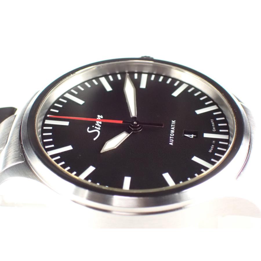 ジン ドイツ製 自動巻き ブラック文字盤 デイト メンズ 836 新品仕上げ済 | Sinn | 01