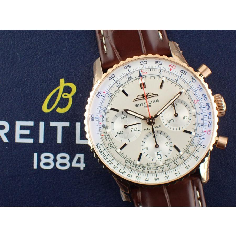 ブライトリング ナビタイマー B01 41mm 18KRG RB0139211G1P1(RB0139)新品 | ナビタイマー | 12
