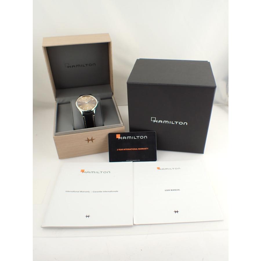 ハミルトン ジャズマスター シンライン オート カーフスキンレザーベルト メンズ H38525721 新品 | HAMILTON | 11