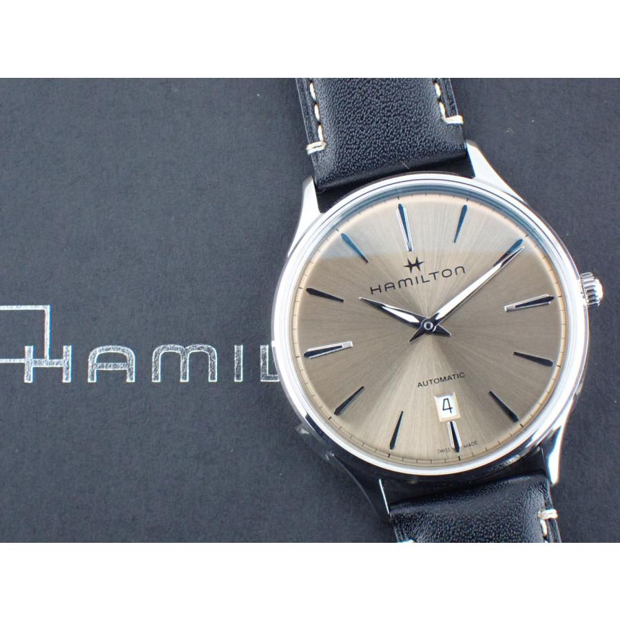 ハミルトン ジャズマスター シンライン オート カーフスキンレザーベルト メンズ H38525721 新品 | HAMILTON | 12
