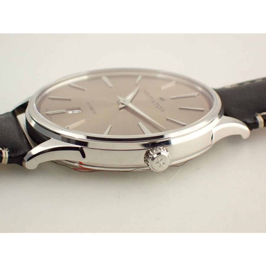 ハミルトン ジャズマスター シンライン オート カーフスキンレザーベルト メンズ H38525721 新品 | HAMILTON | 02