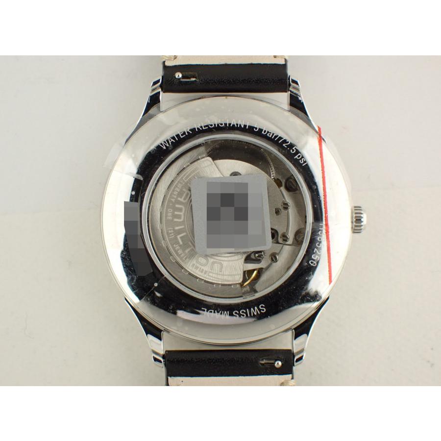 ハミルトン ジャズマスター シンライン オート カーフスキンレザーベルト メンズ H38525721 新品 | HAMILTON | 07