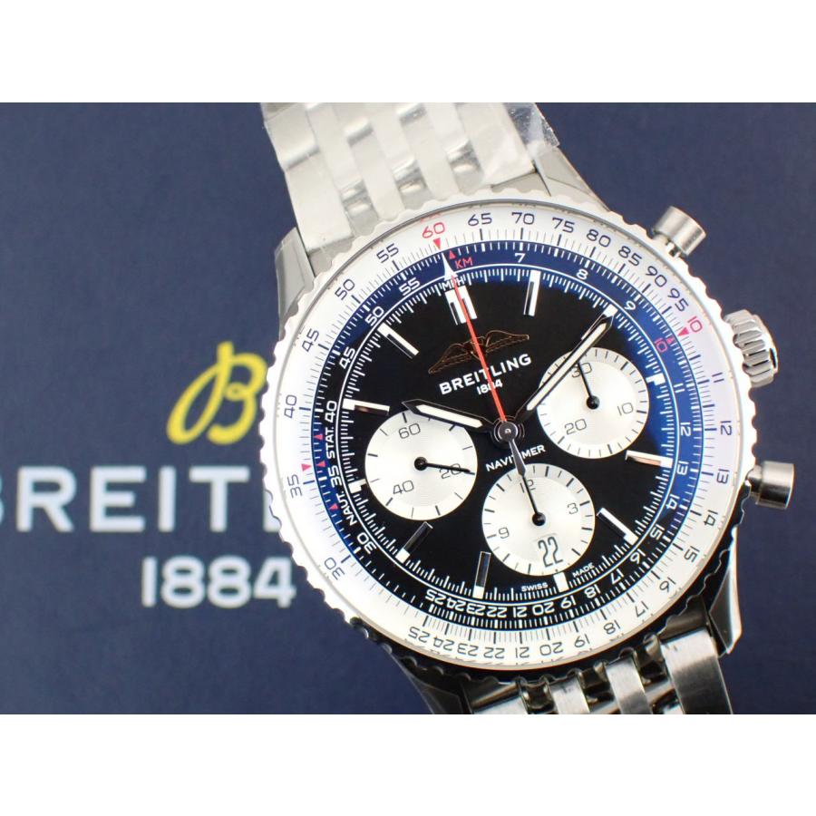 ブライトリング ナビタイマー B01 クロノグラフ ブラック文字盤 メンズ AB0138211B1A1(AB0138) 新品 | ナビタイマー | 12