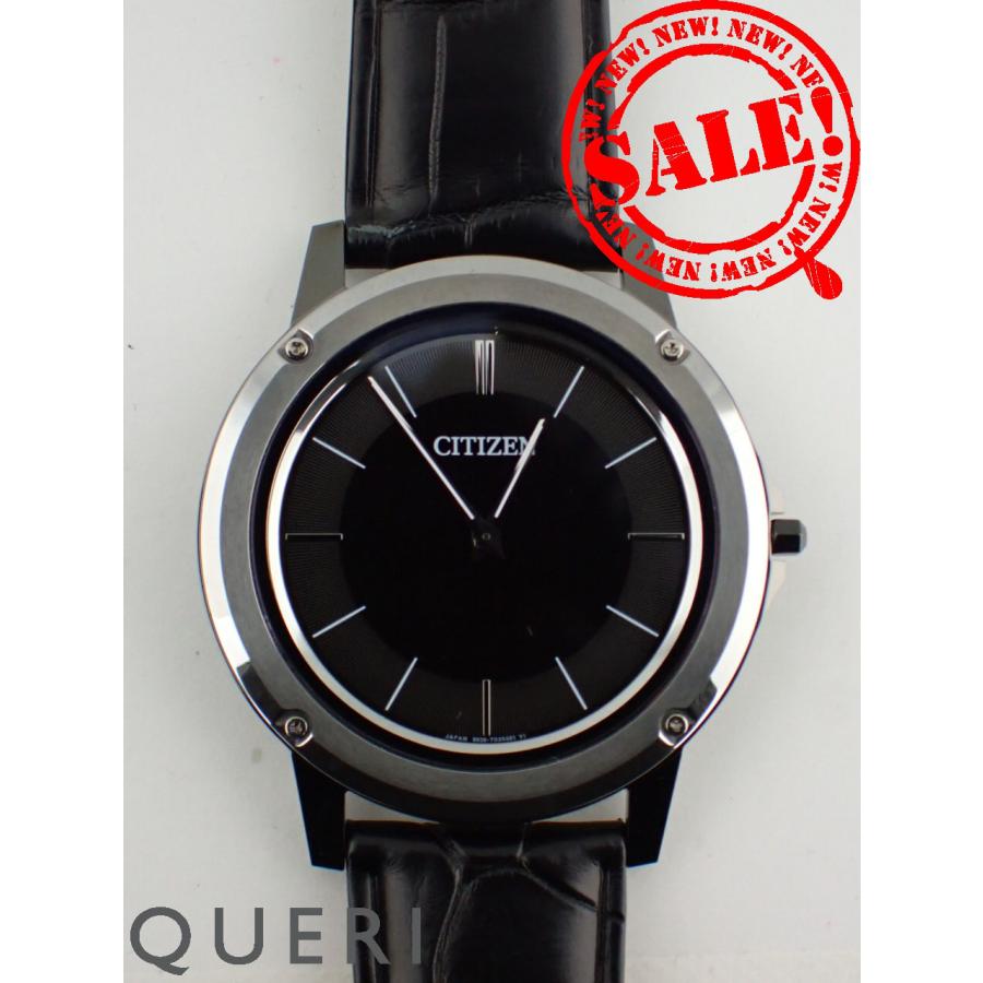 シチズン エコドライブワン ブラック文字盤 レザーベルト AR5024-01E(8826-T023436)新品 | CITIZEN