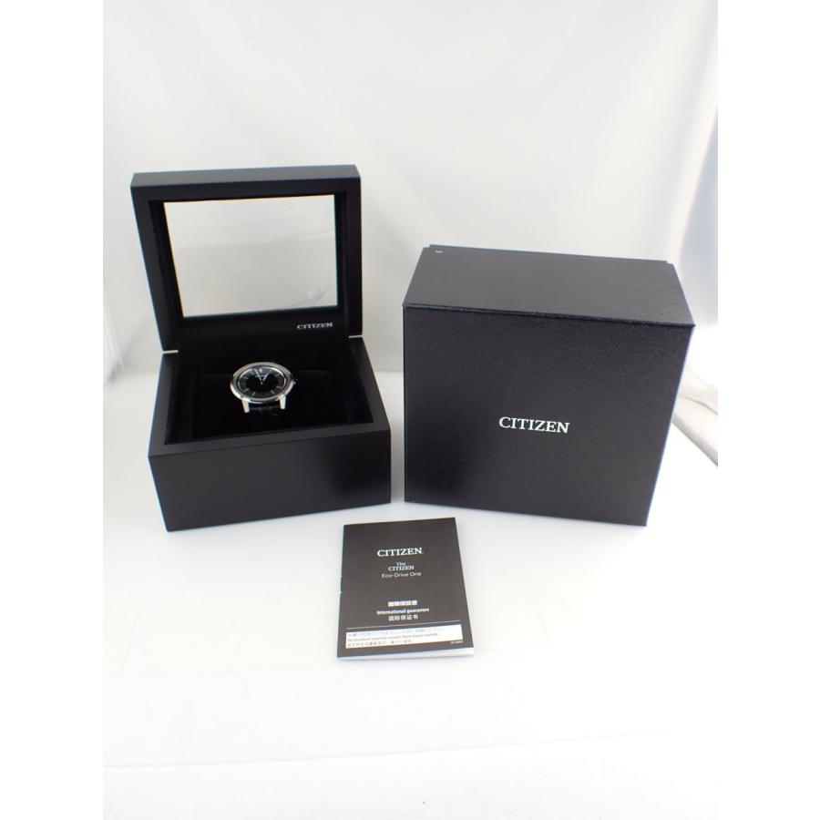 シチズン エコドライブワン ブラック文字盤 レザーベルト AR5024-01E(8826-T023436)新品 | CITIZEN | 10