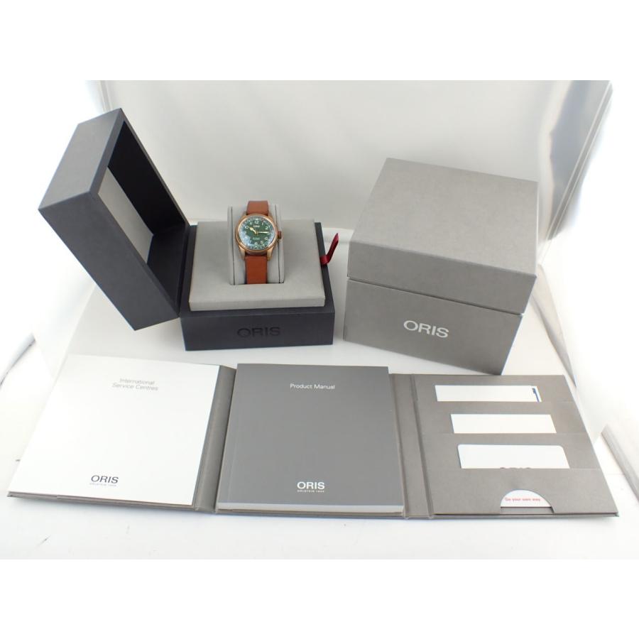オリス ビッグクラウン ブロンズ ポインターデイト 80周年記念モデル 01 754 7741 3167 中古 | ORIS | 11
