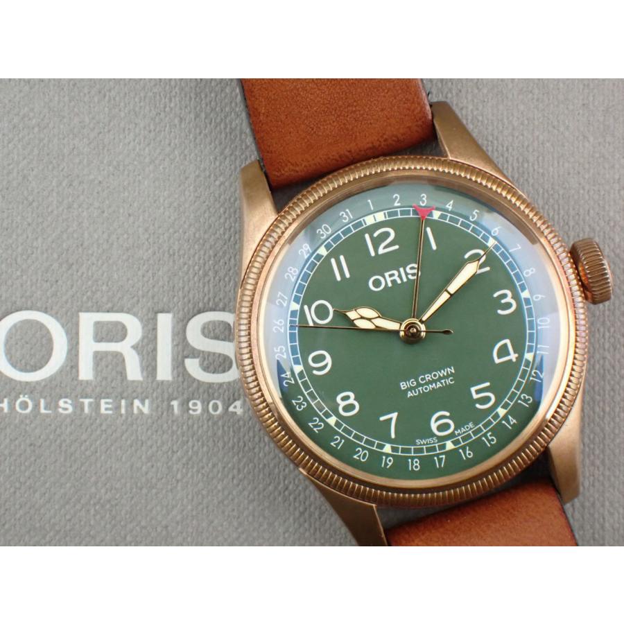 オリス ビッグクラウン ブロンズ ポインターデイト 80周年記念モデル 01 754 7741 3167 中古 | ORIS | 12