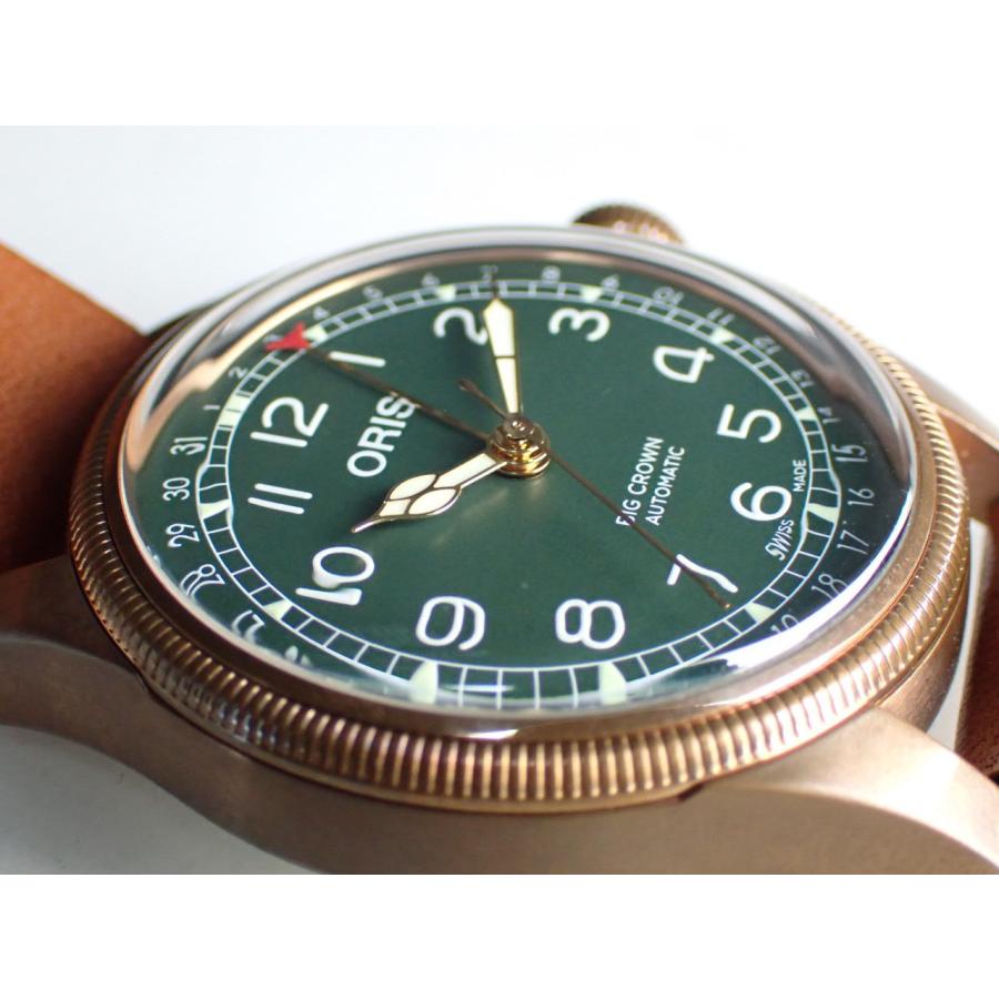 オリス ビッグクラウン ブロンズ ポインターデイト 80周年記念モデル 01 754 7741 3167 中古 | ORIS | 01