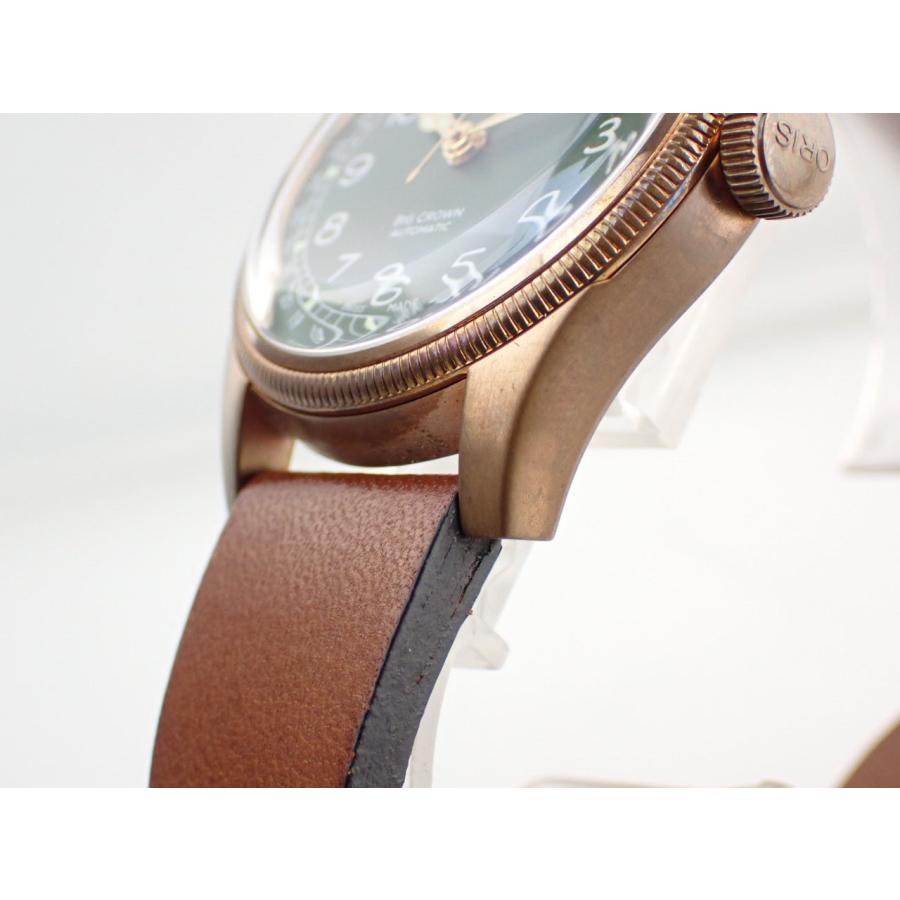 オリス ビッグクラウン ブロンズ ポインターデイト 80周年記念モデル 01 754 7741 3167 中古 | ORIS | 03