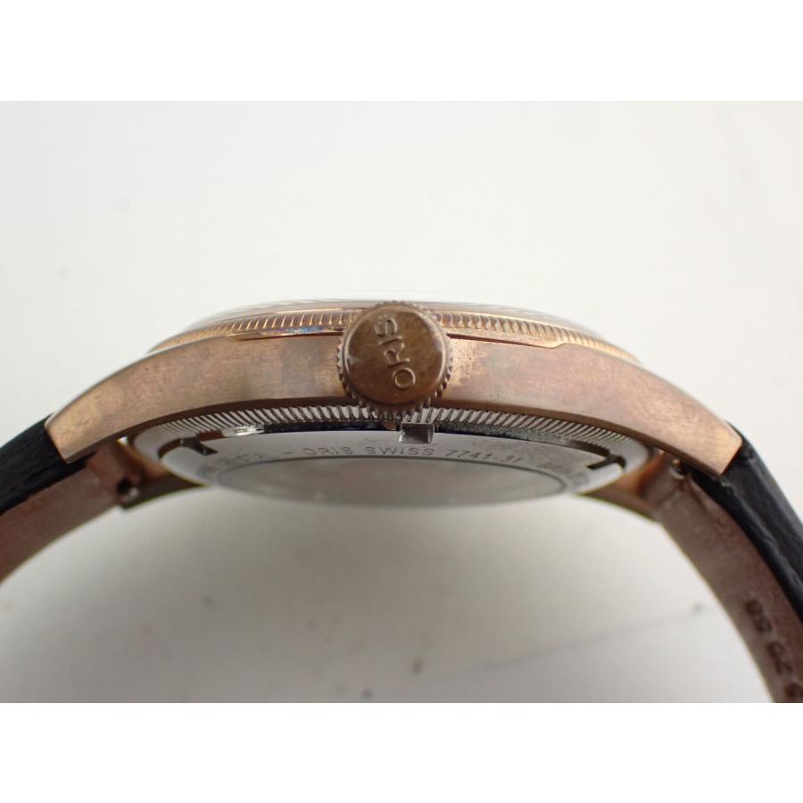 オリス ビッグクラウン ブロンズ ポインターデイト 80周年記念モデル 01 754 7741 3167 中古 | ORIS | 05