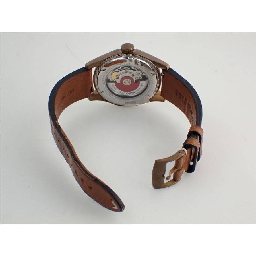 オリス ビッグクラウン ブロンズ ポインターデイト 80周年記念モデル 01 754 7741 3167 中古 | ORIS | 09