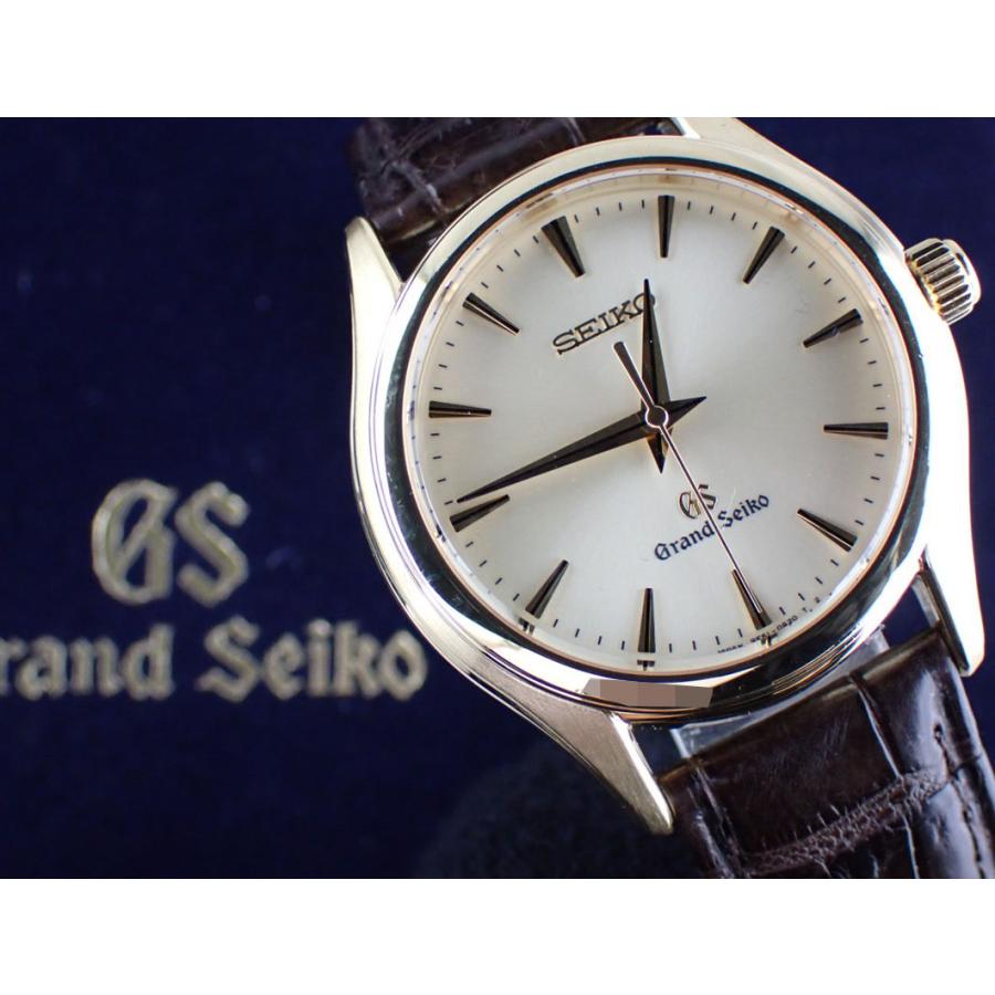 Grand Seiko グランドセイコー 9Fクォーツ 金無垢 レザーベルト