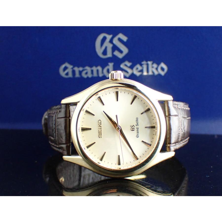 Grand Seiko グランドセイコー 9Fクォーツ 金無垢 レザーベルト
