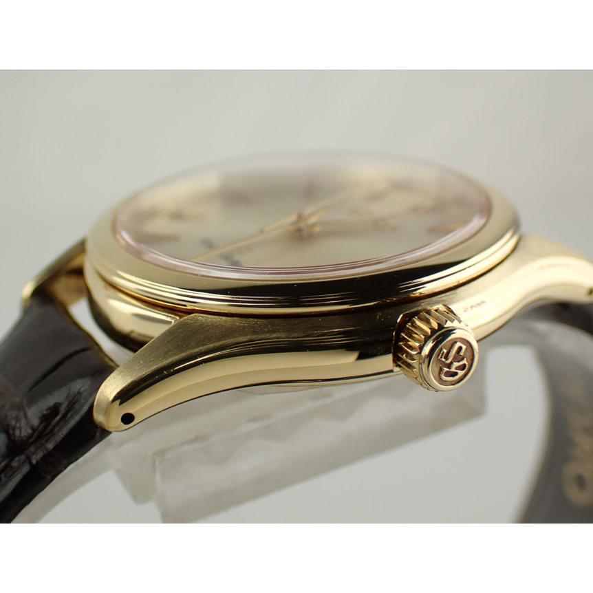 Grand Seiko グランドセイコー 9Fクォーツ 金無垢 レザーベルト