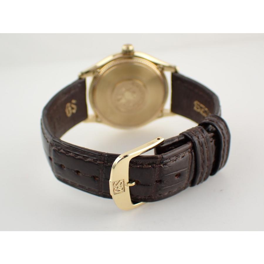 Grand Seiko グランドセイコー 9Fクォーツ 金無垢 レザーベルト