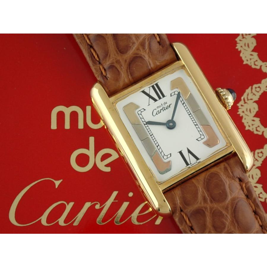 カルティエ マストタンク SM ヴェルメイユ クォーツ レディース W1006354 新品仕上げ済 | TANK（Cartier） | 11