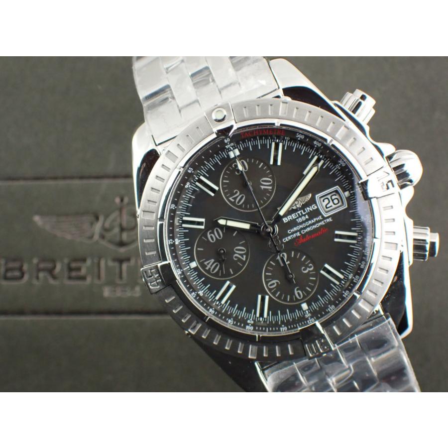 美品　ブライトリング クロノマット エボリューション ブライトリング クロノマット・エボリューション ブラック - 腕時計