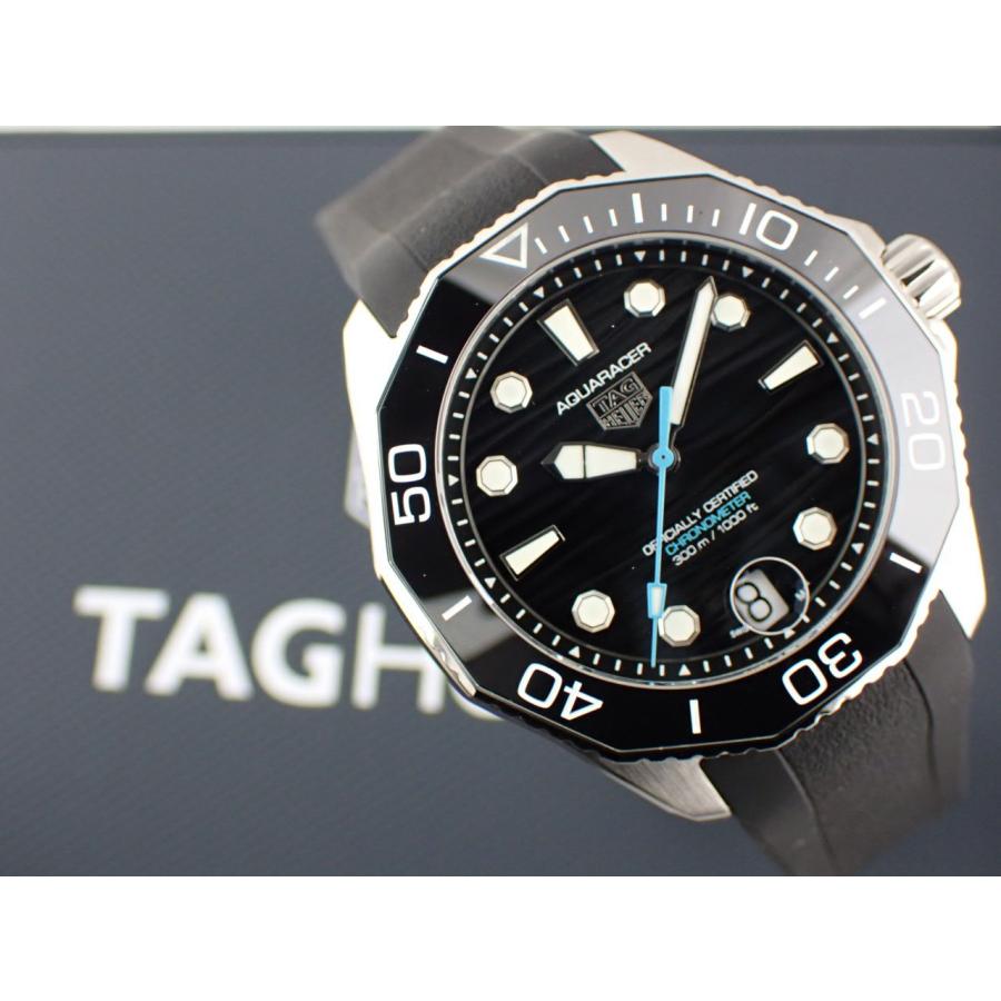 タグホイヤー アクアレーサー プロフェッショナル300 ブラック メンズ WBP5110.FT6257 新品 | アクアレーサー | 12