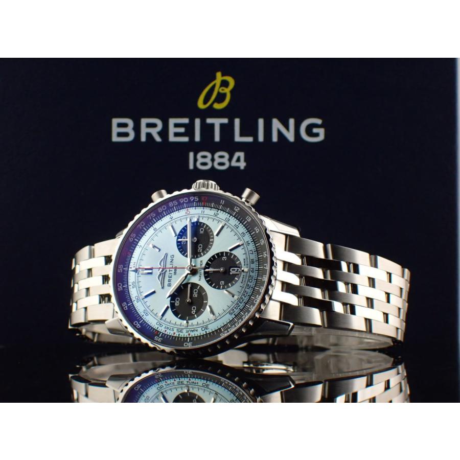 ブライトリングナビタイマー B01 クロノグラフ 43 アイスブルーAB0138241C1A1(AB0138)新品 | ナビタイマー | 12