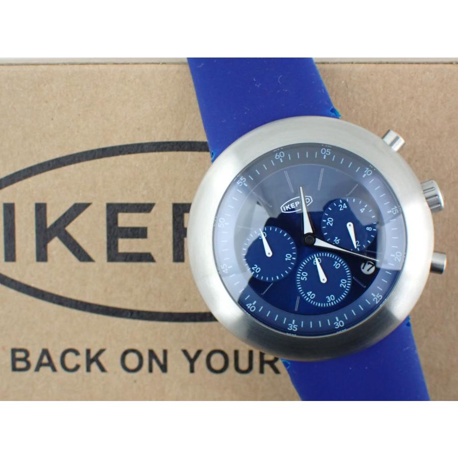 アイクポッド クロノポッド ブルースウェード 44mm クォーツ ブルー文字盤 IPC006SILK 未使用 |  | 12