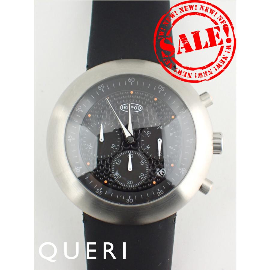 アイクポッド クロノポッド ブラックビューティー 44mm クォーツ ブラック文字盤 IPC004SILB 未使用 | 